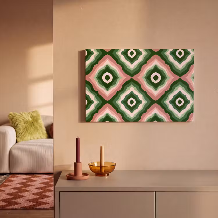 Ontwerp - Organisch - Kleurrijk canvas 2cm klein 34 -sfeer1