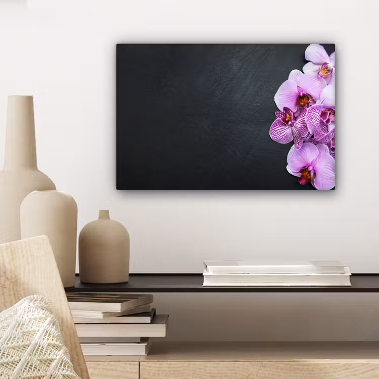 Orchidee - Bloemen - Roze - Flora canvas 2cm klein -sfeer6