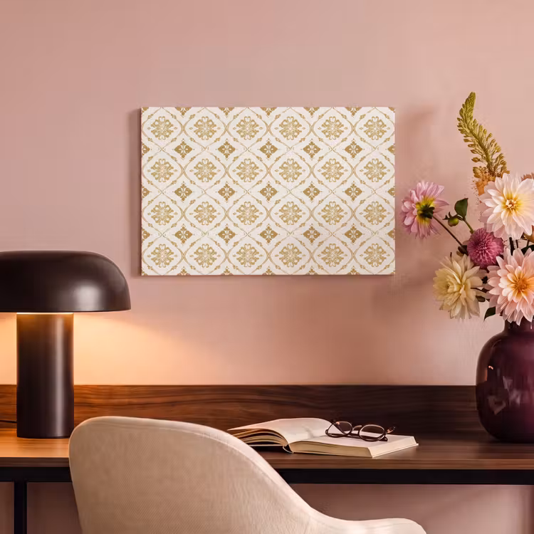 Ornament - Klassiek - Goud canvas 2cm klein 34 -sfeer4