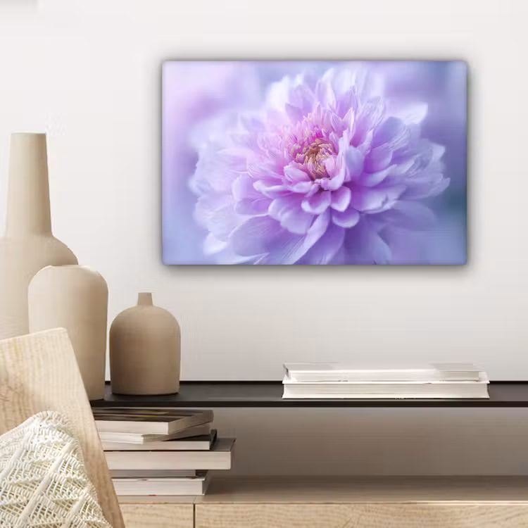 Paars - Dahlia - Dromerig canvas 2cm klein -sfeer6