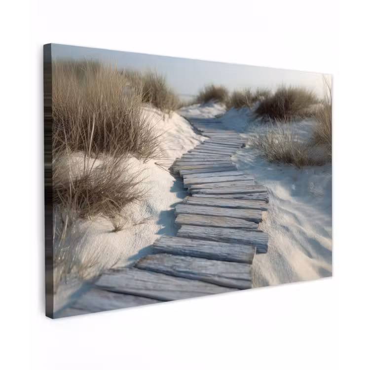Pad - Planken - Duinen - Gras canvas 2cm klein -z3d