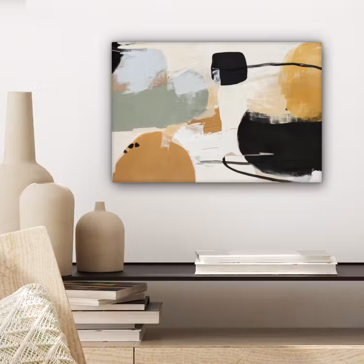 Paint - Abstract - Kleuren canvas 2cm klein -sfeer6