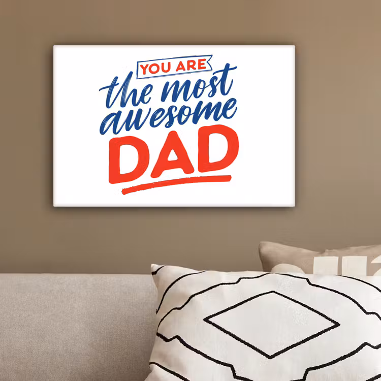 Papa - Vaderdag - Spreuken canvas 2cm klein -sfeer3