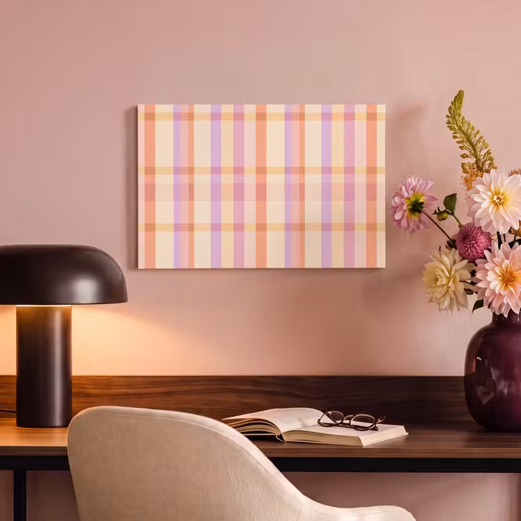 Pastel - uitpatroon - Geometrisch canvas 2cm klein 34 -sfeer4