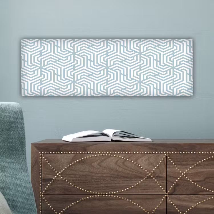 Patronen - Abstract - Driehoek - Geometrie canvas 2cm klein 828 -sfeer4