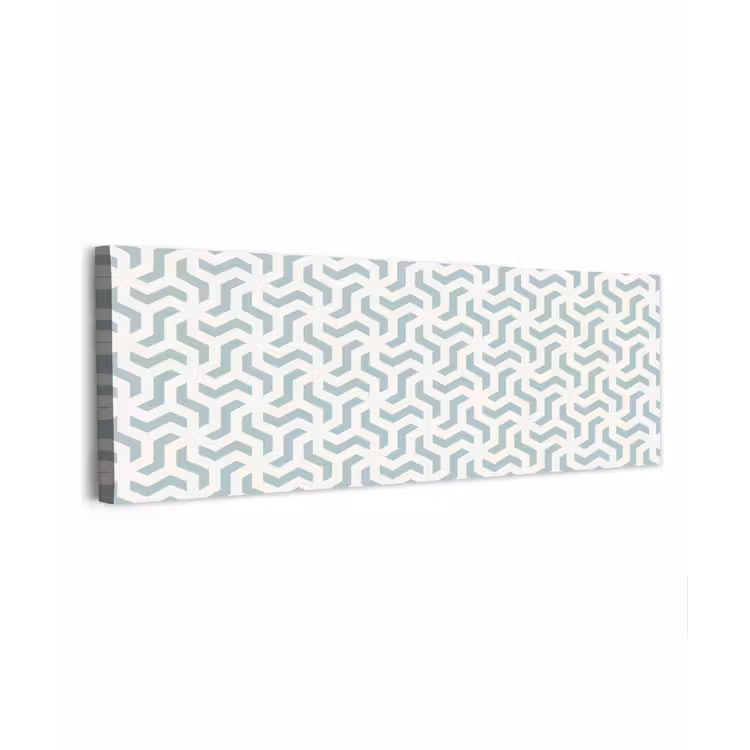 Patronen - Abstract - Groen - Geometrie canvas 2cm klein 828 -z3d