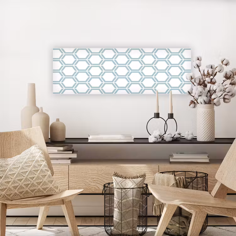Patroon - Lijn - Design - Hexagon canvas 2cm klein 828 -sfeer6