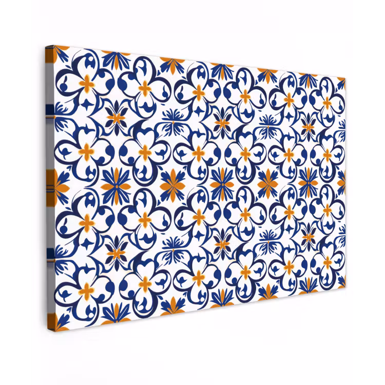 Patroon - Modern - Kleurrijk canvas 2cm klein 34 -z3d