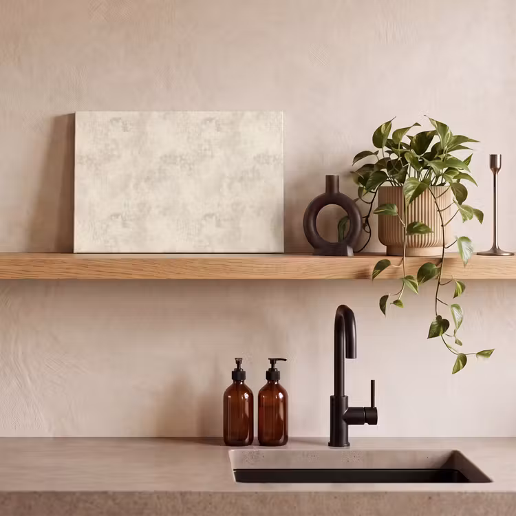 Patroon - Organisch - Beige canvas 2cm klein 34 -sfeer3