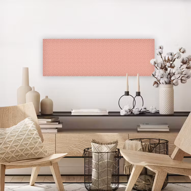 Plaid - Patroon - Visgraad - Roze canvas 2cm klein 828 -sfeer6