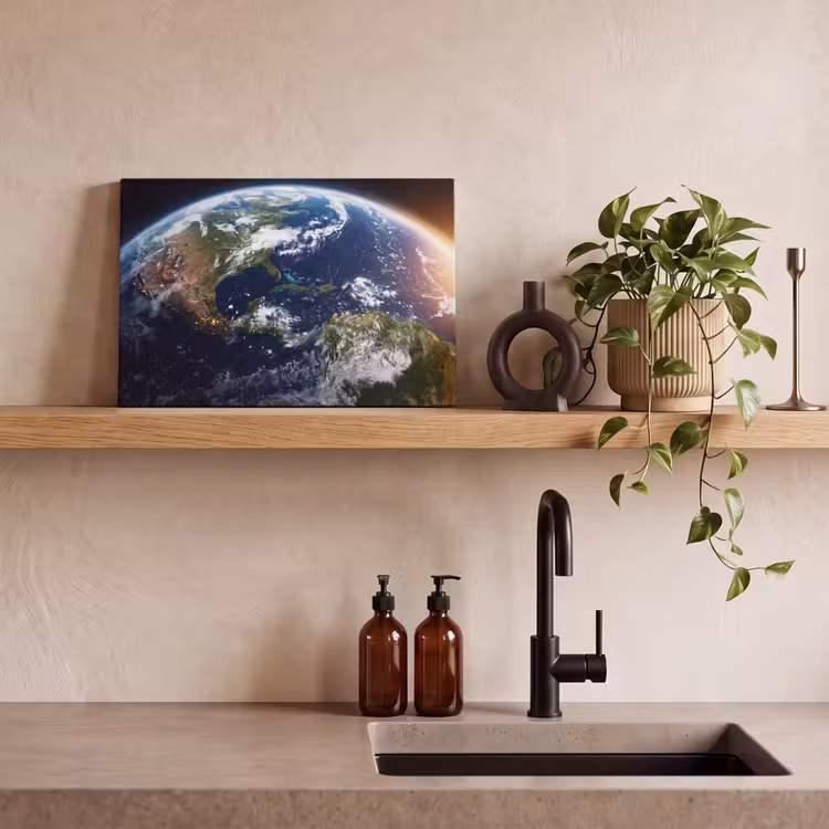 Canvas schilderij - Planeet - Ruimte - Kosmos - Planeet - Ruimte - Kosmos canvas 2cm klein