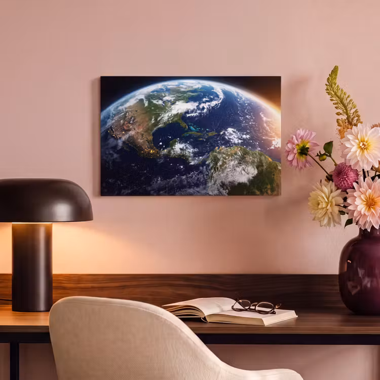 Canvas schilderij - Planeet - Ruimte - Kosmos - Planeet - Ruimte - Kosmos canvas 2cm klein
