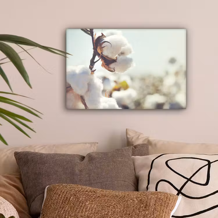 Planten - Bloem - Tak - Natuur canvas 2cm klein -sfeer1