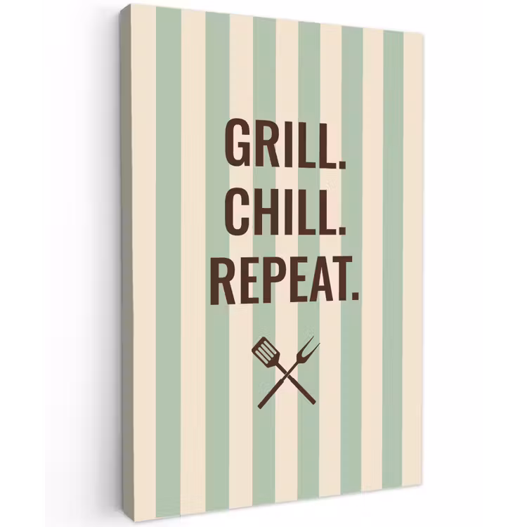 Quote - Strepen - Grill canvas 2cm klein -z3d