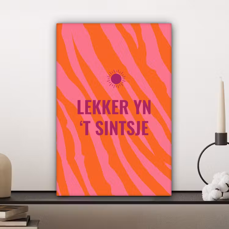 Quote - Zomer - Roze canvas 2cm klein -sfeer6