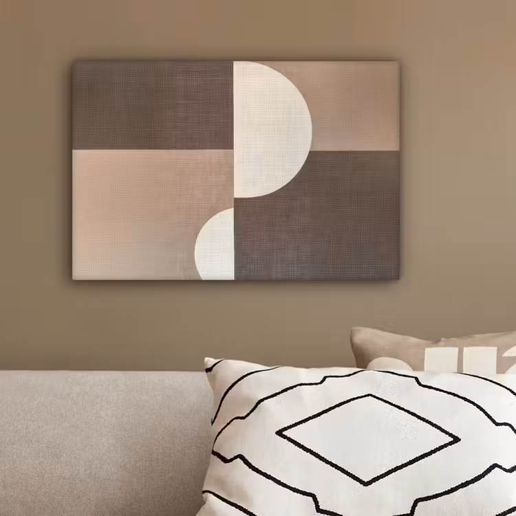 Raster - Halve cirkels - Contrast canvas 2cm klein -sfeer3