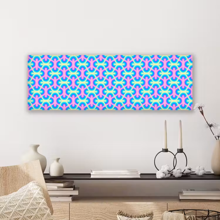 Regenboog - Neon - Kleuren canvas 2cm klein 828 -sfeer6