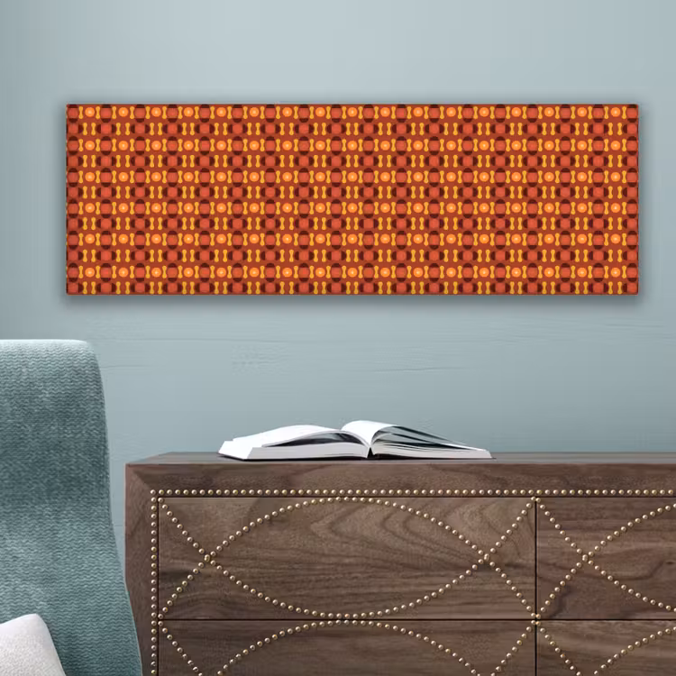Retro - Disco - Hippie canvas 2cm klein 828 -sfeer4