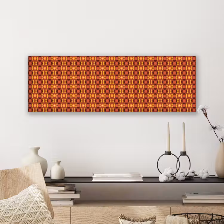 Retro - Disco - Hippie canvas 2cm klein 828 -sfeer6