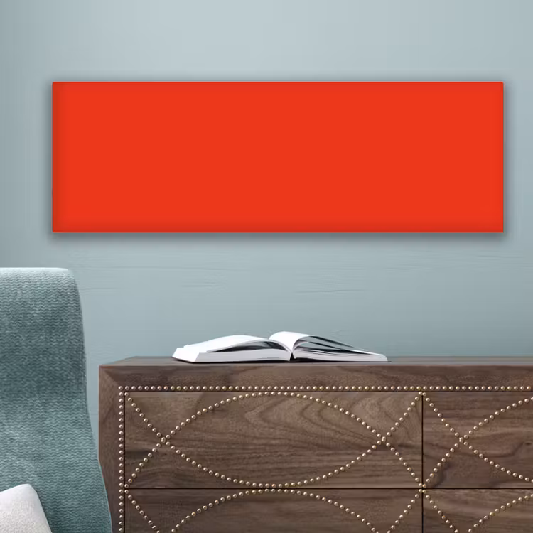 Rood - Kleur - Effen canvas 2cm klein 828 -sfeer4