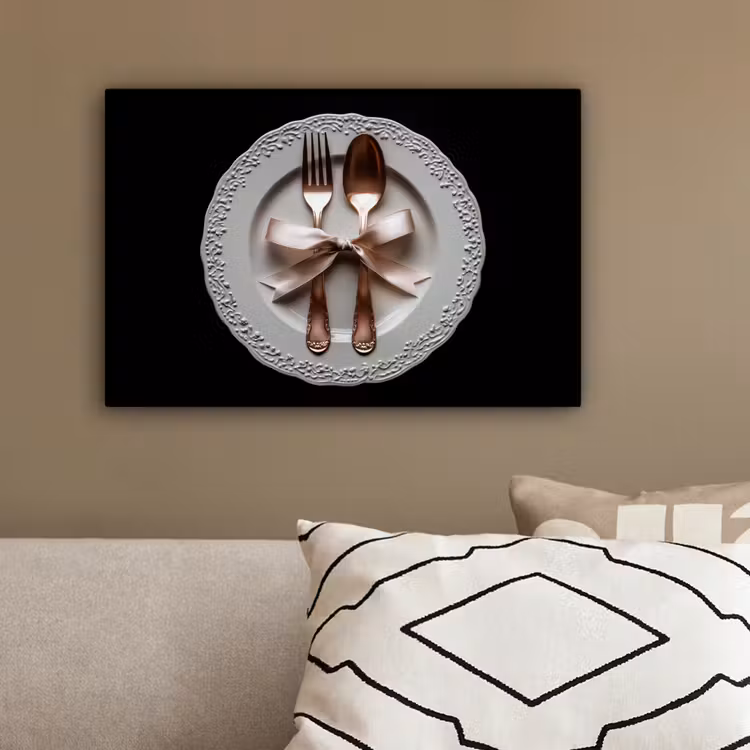 Rose - Strik - Bestek canvas 2cm klein -sfeer3