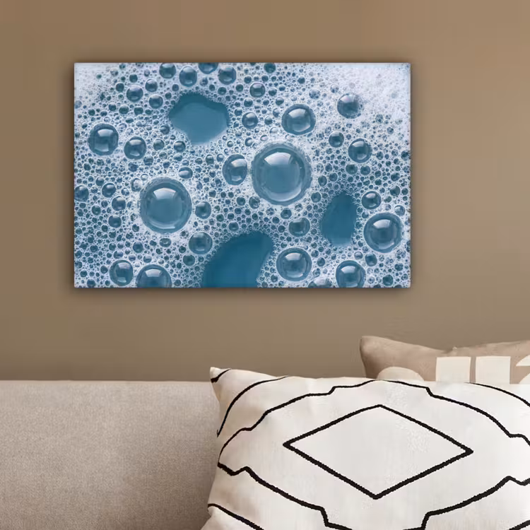 Schuim - Water - Textuur canvas 2cm klein -sfeer3