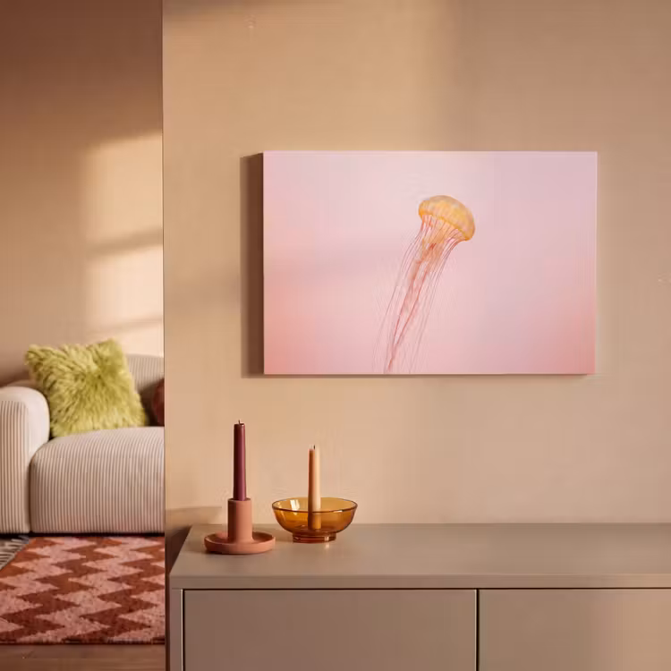 Sierlijk - Kwal - Roze canvas 2cm klein -sfeer1