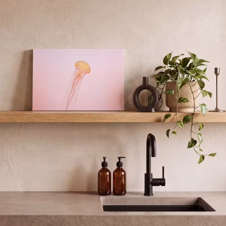 Sierlijk - Kwal - Roze canvas 2cm klein -sfeer3
