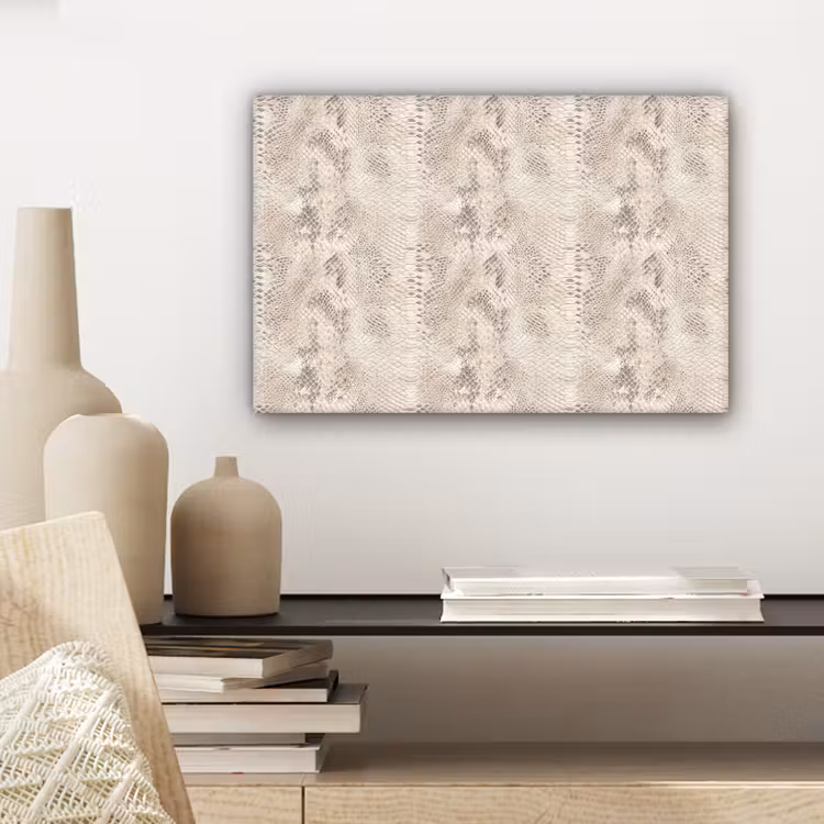 Slang - Patroon - Beige canvas 2cm klein 34 -sfeer6