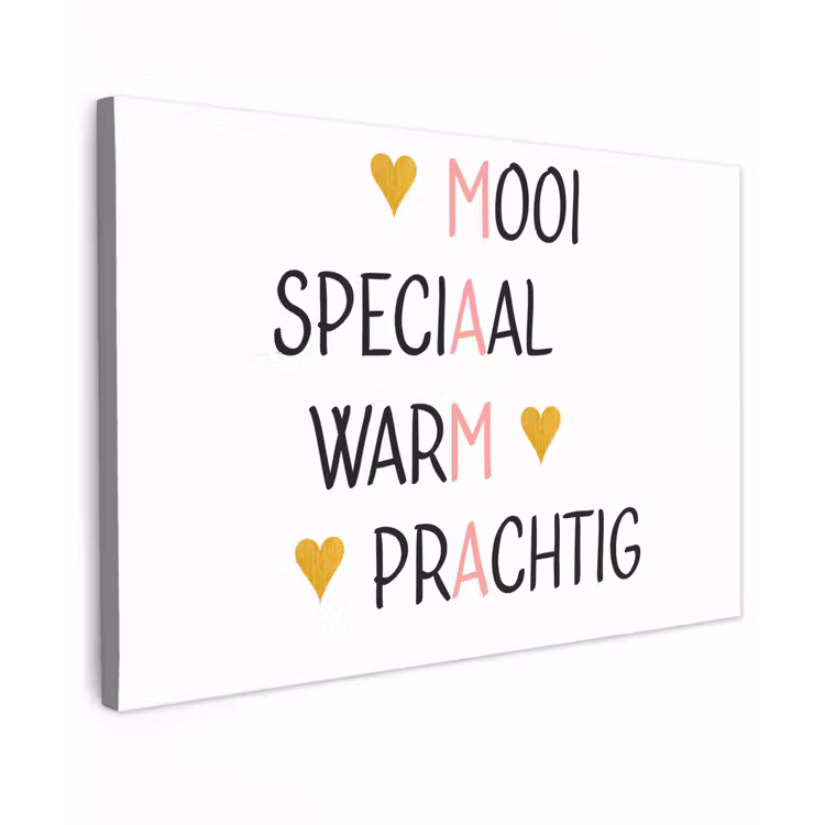 Spreuken - Mama - Quotes canvas 2cm klein -z3d