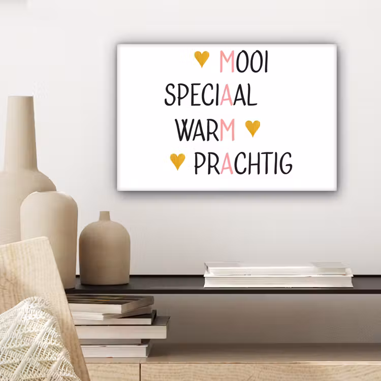 Spreuken - Mama - Quotes canvas 2cm klein -sfeer6