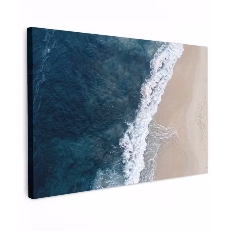 Strand - Zee - Golven canvas 2cm klein -z3d