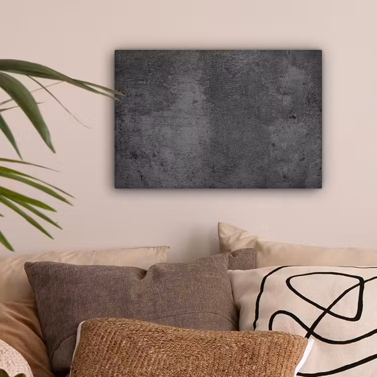 Structuur - Beton - Grijs - Industrieel - Rustiek canvas 2cm klein -sfeer1