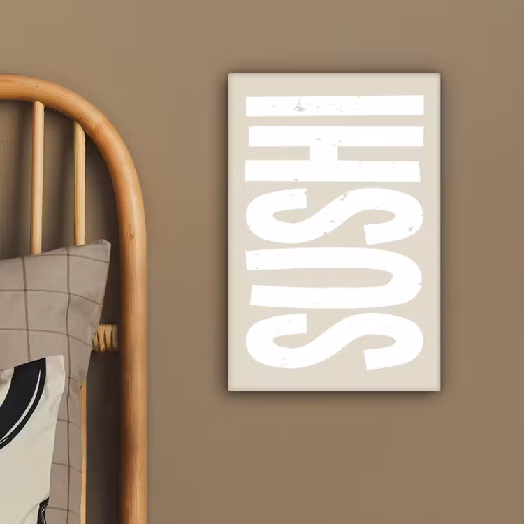 Sushi - Eten - Decoratie - Vintage canvas 2cm klein -sfeer3