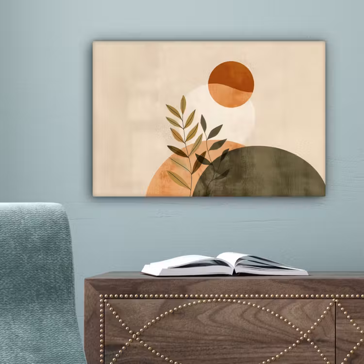 Takken - Vormen - Abstract canvas 2cm klein -sfeer4