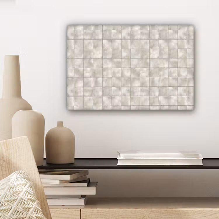 Tegels - Natuurlijk - Grijs canvas 2cm klein 34 -sfeer6