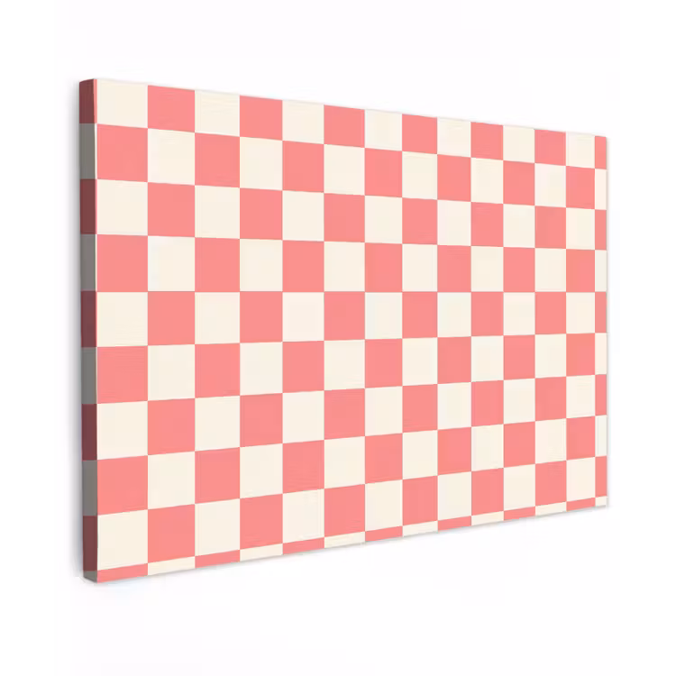 Traditioneel - Patroon - Roze canvas 2cm klein 34 -z3d