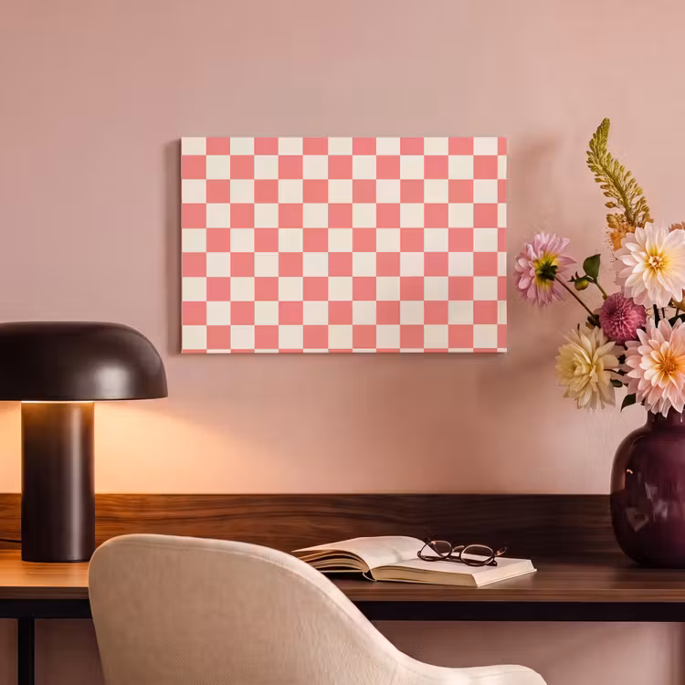 Traditioneel - Patroon - Roze canvas 2cm klein 34 -sfeer4