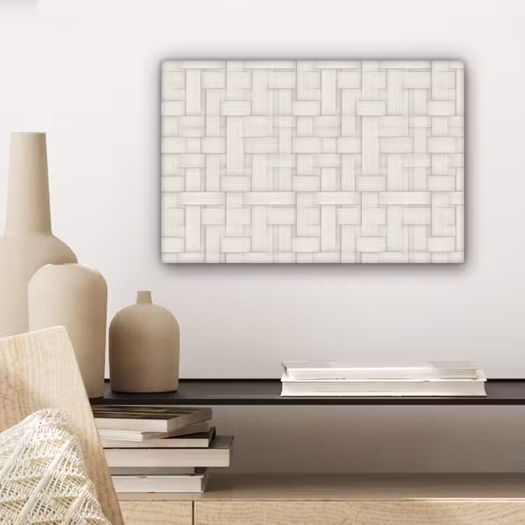 Vlechtwerk - Banen - Beige canvas 2cm klein 34 -sfeer6