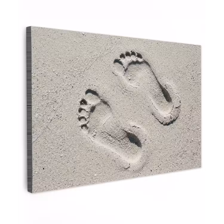 Voeten - Zand - Zee canvas 2cm klein -z3d