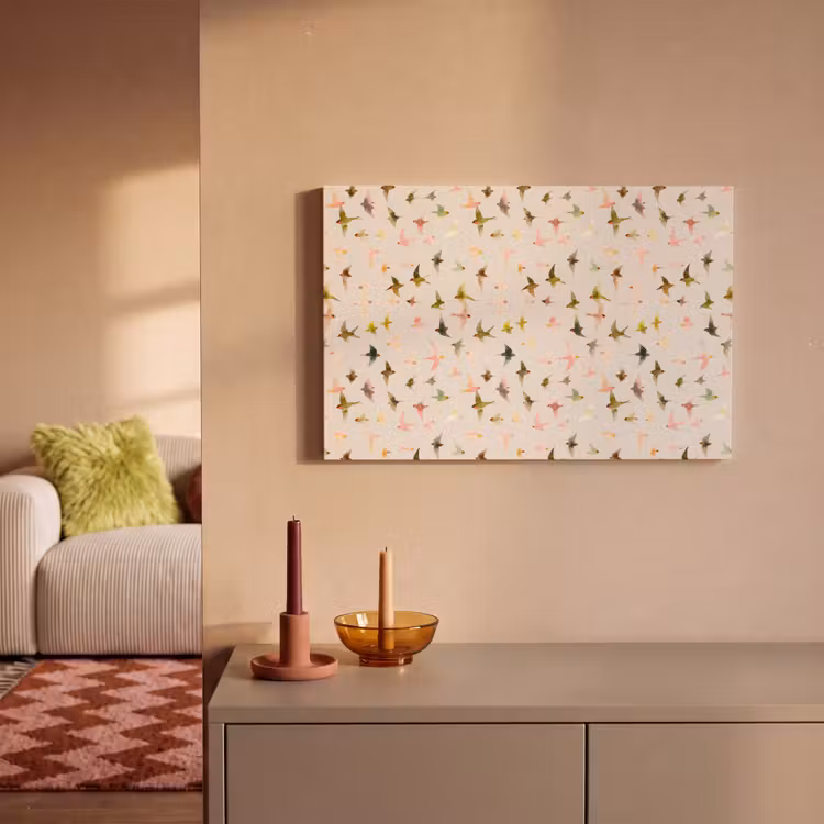 Vogels - Vliegen - Kleurrijk canvas 2cm klein 34 -sfeer1