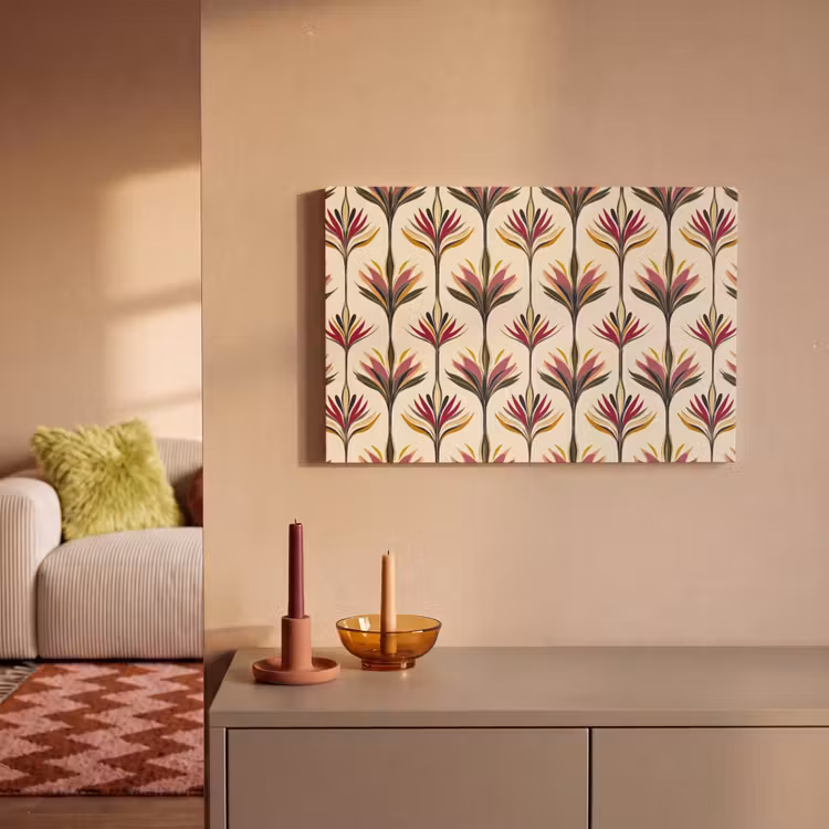 Waaier - Motief - Kleurrijk canvas 2cm klein 34 -sfeer1