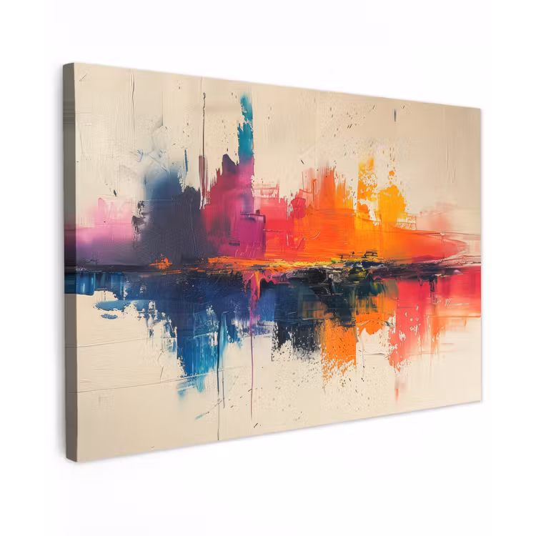Watercolor - Kunst - Modern canvas 2cm klein -z3d