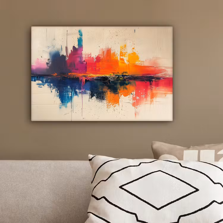 Watercolor - Kunst - Modern canvas 2cm klein -sfeer3