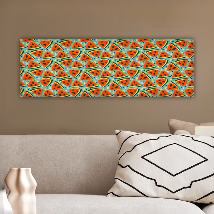 Watermeloen - Zomers - Fruit canvas 2cm klein 828 -sfeer3