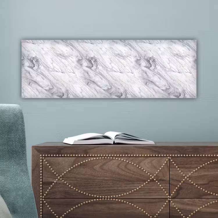 Wervelende - Grijsstructuur - Marmer - Wit canvas 2cm klein 828 -sfeer4