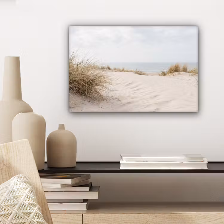 Wolken - Duinlandschap - Zand canvas 2cm klein -sfeer6
