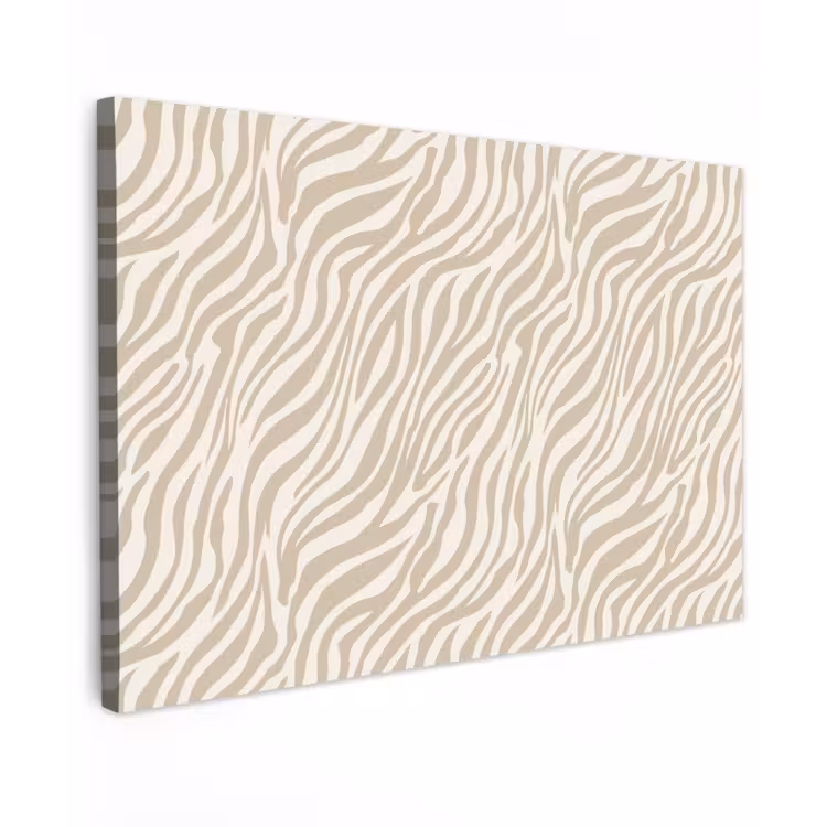 Zebra - Patroon - Beige canvas 2cm klein 34 -z3d