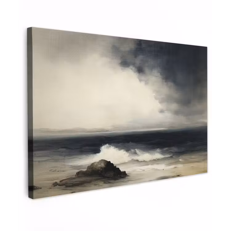 Zee - Rotsen - Storm canvas 2cm klein -z3d