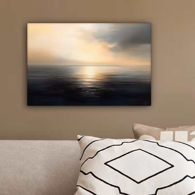 Zon - Horizon - Zee canvas 2cm klein -sfeer3
